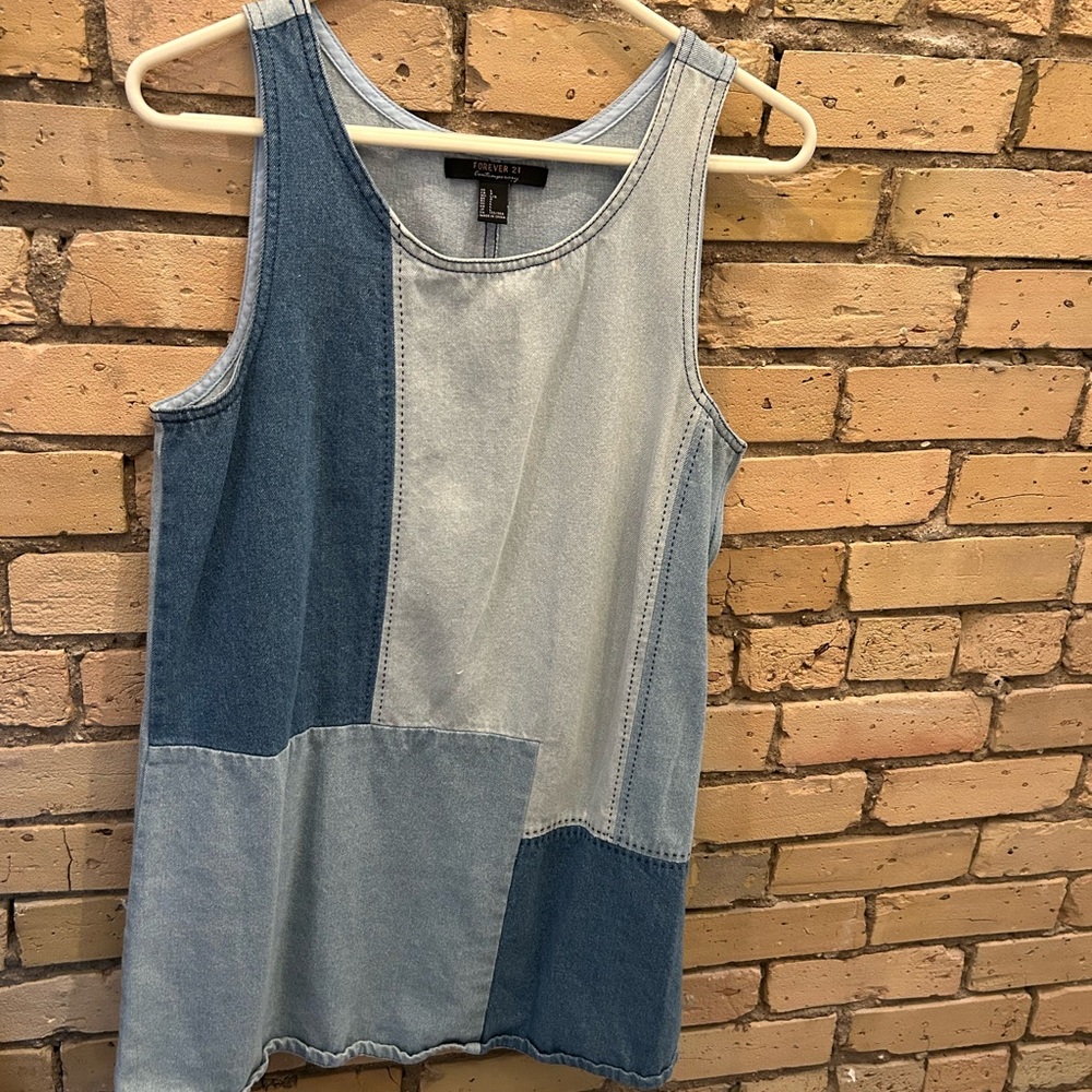 Denim Patchwork Dress